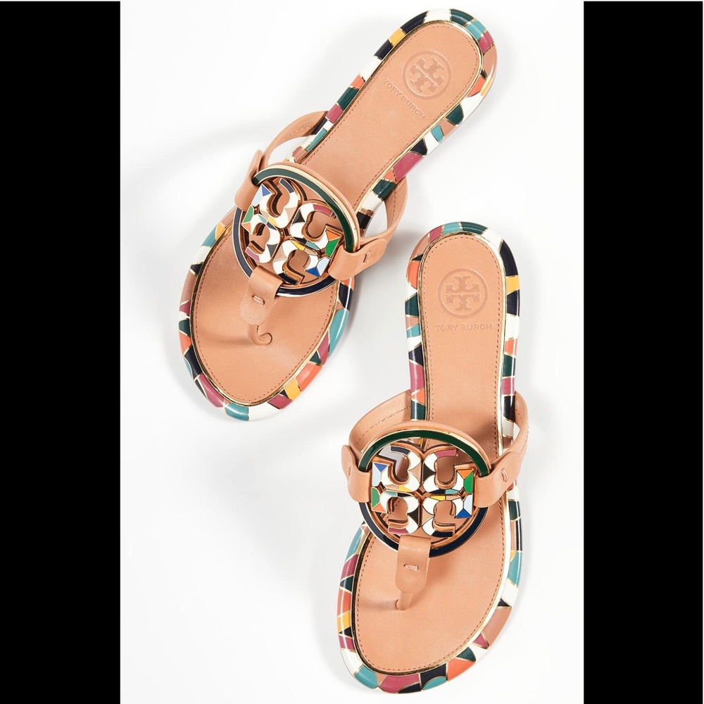 🌟NWT 🌟Tory Burch Miller Mosaic Aged Vachetta 🌟
